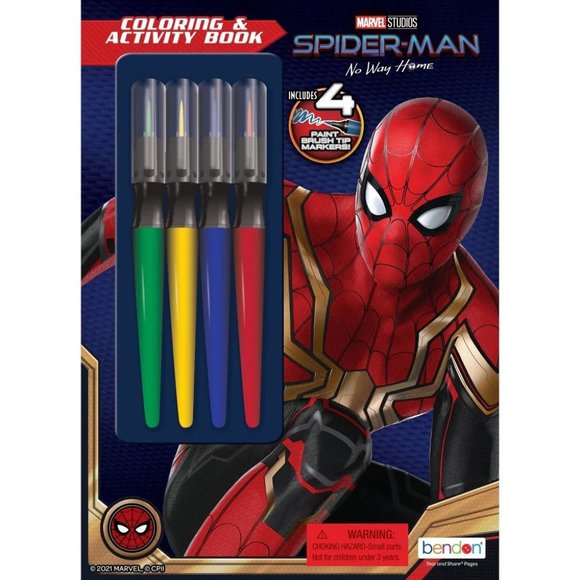 Spider-man | Office | Spiderman 3 No Way Home Coloring Activity Book ...